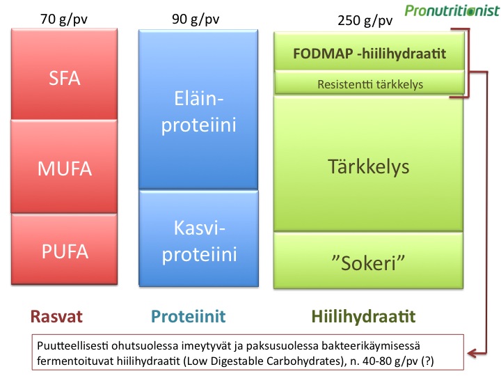 energiaravintoaineet